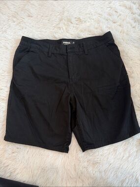RSQ Black Flat Front Casual Men's Shorts